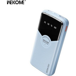 Wekome WP-43 Power Bank 20000mAh 22.5W με Θύρα USB-A & Θύρα USB-C Power Delivery Light Blue
