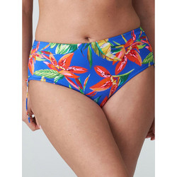 Primadonna Ψηλόμεσο Bikini Slip Floral Royal Blue 4011152TNF
