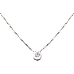 Silverline Γυναικείο Κολιέ από Ασήμι 925 με Ζιργκόν 5261