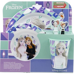 Stor Frozen Παιδικό Σετ Φαγητού White/Purple 5τμχ