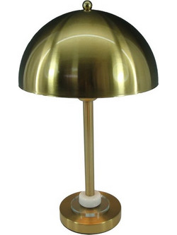 Inart Lustrous 5207351213096 Πορτατίφ Ε27 Χρυσό Π25xΥ42cm