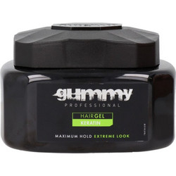 Gummy Keratin Gel Μαλλιών Δυνατό Κράτημα 500ml