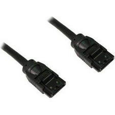 CAB-W009 Καλώδιο Σκληρού Δίσκου 7-Pin SATA III to 7-Pin SATA II 0.5m Black