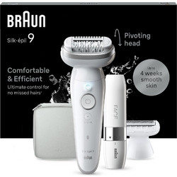 Braun Silkepil 9 Σετ Αποτρίχωσης Προσώπου Σώματος & Μπικίνι Wet & Dry 9-341