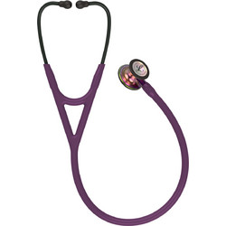 3M Littmann Cardiology IV Παιδιατρικό Καρδιολογικό Στηθοσκόπιο Non Chill με Διπλό Κώδωνα Plum Rainbow Finish 6205