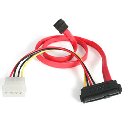 StarTech SAS729PW18 Καλώδιο Τροφοδοσίας 29-Pin 0.45m Red Multicolor