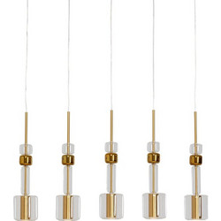 Kare Design Candy Bar Κρεμαστό Φωτιστικό Οροφής Πολύφωτο Χρυσό 55938