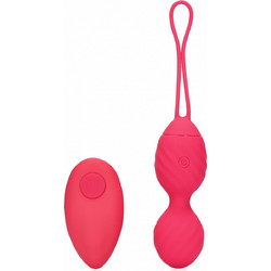 Loveline Vibrating Egg Strawberry Δονητής Egg για Ζευγάρια με Τηλεχειριστήριο Κόκκινος