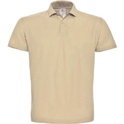 B&C Collection Ανδρική Μπλούζα Polo Κοντομάνικη Μπεζ PUI10