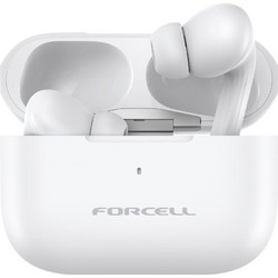 Forcell F-Audio Master Pro Ακουστικά Bluetooth In Ear Ανθεκτικά στο Νερό White