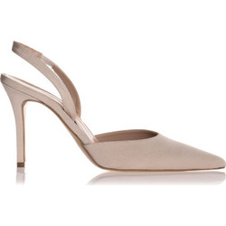 Sante Γόβες Suede Slingback με Τακούνι Στιλέτο Μπεζ 23-212-63