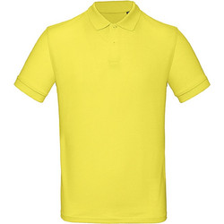 B&C Collection Ανδρική Μπλούζα Polo Κοντομάνικη Κίτρινη PM430
