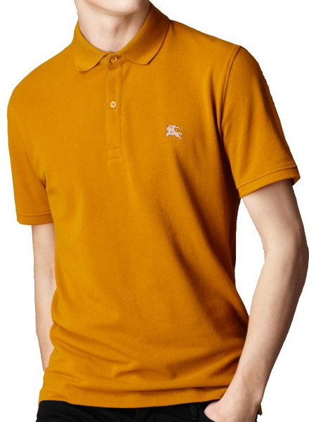 Burberry Ανδρική Μπλούζα Polo Κοντομάνικη Πορτοκαλί 387269412