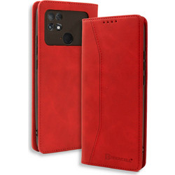 Bodycell Pu Leather Book Red (Xiaomi Poco C40)