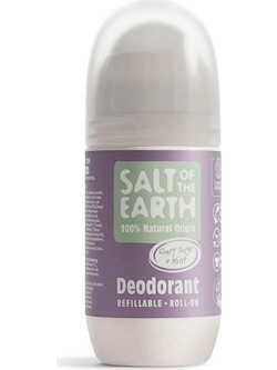 Salt of the Earth Clary Sage & Mint Φυσικό Γυναικείο Αποσμητικό Roll On Χωρίς Αλουμίνιο 75ml