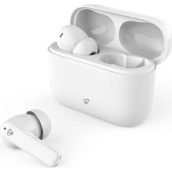 Nedis HPBT2425WT Ακουστικά Bluetooth In Ear Ανθεκτικά στο Νερό White