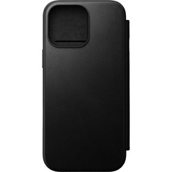 Nomad Modern Leather Folio Book Black (iPhone 16 Pro Max)