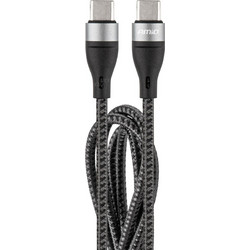 AMiO UC-18 Braided USB-C to USB-C 2m Black 02930