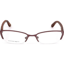 Alexander McQueen AMQ4183 WCV Γυναικείος Σκελετός Γυαλιών Οράσεως Μεταλλικός Χρυσός
