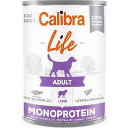 Calibra Life Adult Monoprotein Hypoallergenic with Lamb & Salmon Oil 400gr