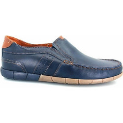 Boxer Ανδρικά Μοκασίνια Loafers Δερμάτινα Navy Μπλε 21358-15-016