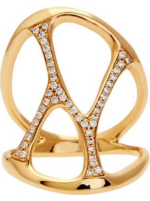 Very Gavello Divina Γυναικείο Δαχτυλίδι από Ροζ Χρυσό 18K με Διαμάντι 18KA1857-1
