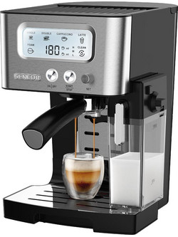 Sencor SES 4090SS Μηχανή Espresso 1450W 15bar