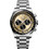 Longines Conquest Ανδρικό Ρολόι Χρονογράφος Αυτόματο με Ασημί Μεταλλικό Μπρασελέ L3.835.4.32.6