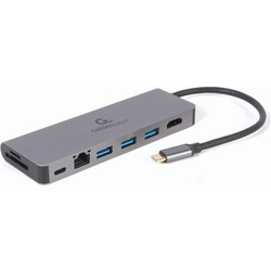 Gembird USB-C Docking Station με HDMI Ethernet