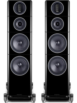 Wharfedale Elysian 4 Ζεύγος Ηχείων Hi-Fi Δαπέδου 250W 3 Δρόμων Piano Black