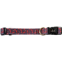 Glee Red Bones Κολάρο Σκύλου Κόκκινο 2x40-55cm
