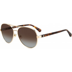 Kate Spade AVERIES-06JF8L Γυναικεία Γυαλιά Ηλίου Aviator Μεταλλικά Ταρταρούγα με Καφέ Φακό