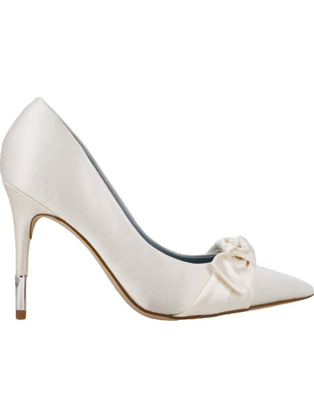 Nine West Γόβες με Τακούνι Στιλέτο & Φιόγκο Εκρού BOWY701-150