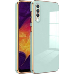 Bodycell Gold Plated Back Cover Mint Green (Samsung Galaxy A50)