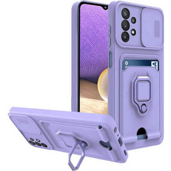 Bodycell Multifunction Ring Holder Back Cover Purple (Samsung Galaxy A33 5G)