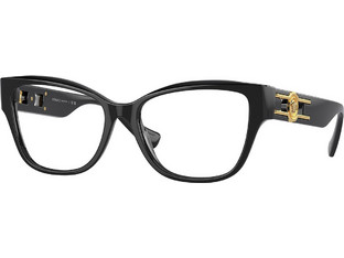 Versace VE3347 GB1 Γυναικείος Σκελετός Γυαλιών Οράσεως Κοκάλινος Μαύρος