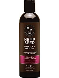 Natural Body Care Hemp Seed Έλαιο Κάνναβης για Μασάζ 237ml