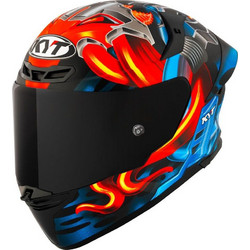 KYT TT-Revo Magnet Matt Black Red Blue Κράνος Μηχανής Full Face 1500gr