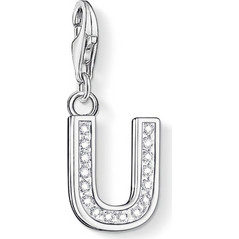 Thomas Sabo Γυναικείο Μενταγιόν Μονόγραμμα U Ασημί 0243-051-14