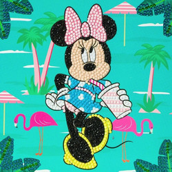 Craft Buddy Disney Minnie Mouse Κάρτα Diamond Painting Kit 18x18cm CCK-DNY807