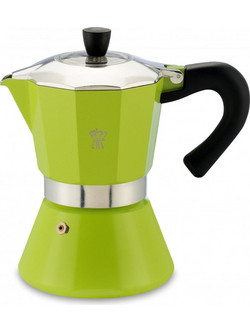 Pezzetti Aluminum Bellexpress Moka Μπρίκι Espresso 3Cups Πράσινο