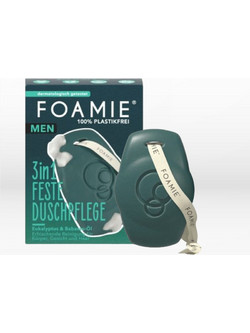 Foamie Men 3 in 1 Σαμπουάν & Αφρόλουτρο για Επανόρθωση 90gr