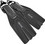Seac Sub Open Heel Sling Strap Βατραχοπέδιλα Κατάδυσης Black