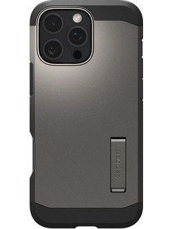 Spigen Tough Armor AI MagFit Back Cover Gunmetal (iPhone 16 Pro)