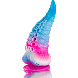 Epic Scylla Tentacle Big Dildo με Βεντούζα 20.5cm Μπλε Ροζ
