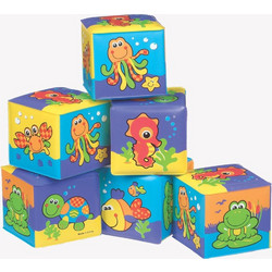 Playgro Σετ Κύβοι Μπάνιου 6+ Μηνών 6τμχ