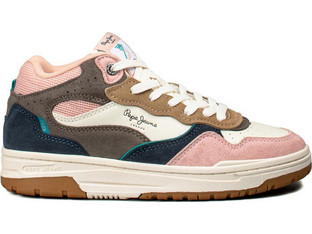 Pepe Jeans Γυναικεία Sneakers Μποτάκια Πολύχρωμα PLS00025-315
