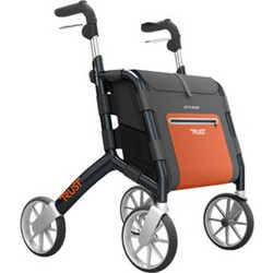 Trustcare Let's Shop Rollator Πτυσσόμενος Περιπατητήρας Μαύρος