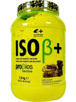 4+ Nutrition ISOβ+ Cookies & Gianduia Πρωτεΐνη Ορού Γάλακτος 1.8kg
