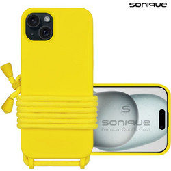 Sonique Carryhang Back Cover Yellow (iPhone 15 Plus)